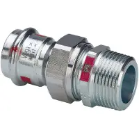 Viega GmbH & Co.KG Raccord Prestabo acier vz AG m SC platd. 35mmx11/4 (Raccord de tuyauterie)