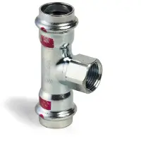Viega Prestabo T-stykke 18 x 12" x 18 mm forzinket stål