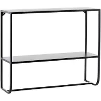 House Doctor Étagère murale en métal noir