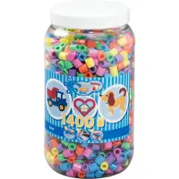 Hama Perles Maxi - 1400 pièces - Pastel Mix - - UneTaille - Perles