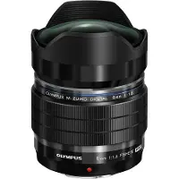 Olympus Objectif hybride M. Zuiko Digital ED 8mm f/1.8 Fisheye PRO Noir