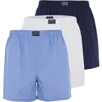 Ralph Lauren Boxers 'Open' bleu marine / bleu clair / blanc