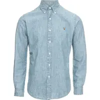 Ralph Lauren Chemise bleu clair / caramel / blanc
