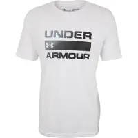 Under Armour pour homme. 1329582 T-Shirt à manches courtes UA Team Issue Wordmark blanc (M), Casuel, Coton, Manche courte