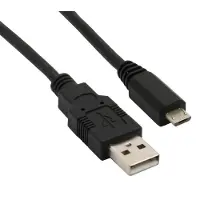 Sharkoon 4044951015481 Kabel USB 2.0 A-B Micro 1,0m schwarz