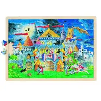 Goki Puzzle en bois - Conte de fées - 192 pièces - Pour enfants de 6 ans et plus