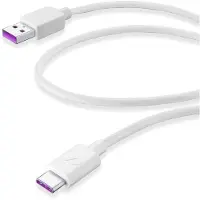 Cellularline Câble USB 2.0 type A vers type C 1,2m 480 Mbps pour Huawei SuperCharge
