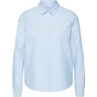 Pieces Irena Oxford Long Sleeve Shirt Bleu XS Femme