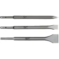 Milwaukee 4932430001 Set Burins SDS+ - (3 Pièces)