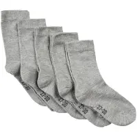 Minymo Chaussettes - 5 Pack - Gris Chiné - - 27/30 - Chaussettes