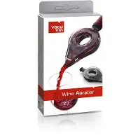 VacuVin Aérateur à Vin Noir & Transparent - Wine Aerator -