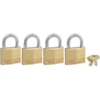 Masterlock Cadenas MasterLock - Laiton massif - 40 mm - 4 pièces - 140EURQNOP