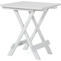 Gardalux Table en plastique Adige – 45 cm x 43 cm x 50 cm Différents coloris. blanc
