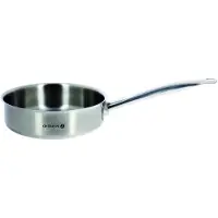 De Buyer Sauteuse 24cm inox sans couvercle - - 3502.24 - prim'appety