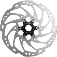Shimano Slx Center Lock Ice Tec Brake Disc Noir,Argenté 203 mm