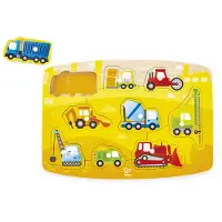 Hape Puzzle de chevilles de construction