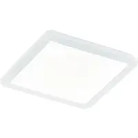 TRIO Petit plafonnier à LED CAMILLUS lampe de salle de bain plate rectangulaire 30x30cm blanc IP44