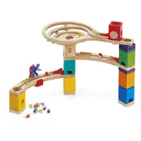 Hape Jeu de construction en bois Race to The Finition Marbre Run