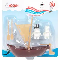 Muumi Moominpappas Bateau et 2 personnages