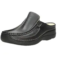 Wolky Roll Slide Dichte Teen - Zwart - Maat 39