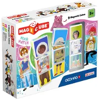 Geomag MagiCube Match & Mix Métiers, 9 pièces