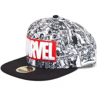 Difuzed Marvel Casquette Snapback All over Comic und Logo