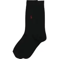 Ralph Lauren Chaussettes 'SIZED FLAT-CREW-2 PACK' noir