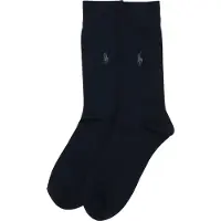 Ralph Lauren Chaussettes 'SIZED FLAT-CREW-2 PACK' bleu