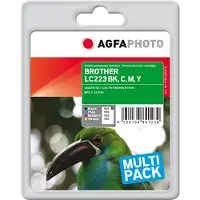 Agfa Lot de 4 - noir, jaune, cyan, magenta