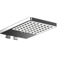 Emco system2 LED lampe à pince pour miroir, intensité lumineuse variable en continu, plage de serrage : 4-6mm, chrome, 359500102
