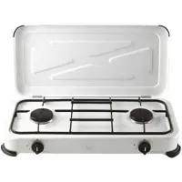 DCG ELTRONIC EKP2422 Table de cuisson Blanc Plan de travail Table de cuisson à gaz 2 zone(s)