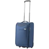 Carryon Valise cabine Air Zachte, 55 cm - Bagage à main, trolley à 2 roues, 37 litres - Bleu