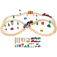 Viga Toys Trein set - 49 delen