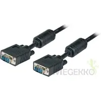 EFB Elektronik Câble VGA (25 m), Câble vidéo, Noir