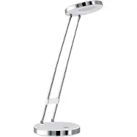Eglo Lampe de table LED Gexo gris métallisé avec du blanc