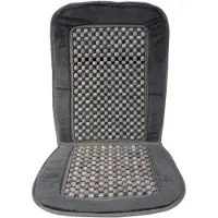 Carpoint Beaded Pillow Deluxe Grey