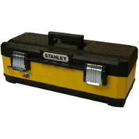 Stanley Black & Decker Boîte à outils 66.2x29.3x22.2cm métal-plastique Porte plus de 3 / 4 longueur de boîte - 1-95-614