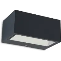 Lutec Applique anthracite Gemini conception
