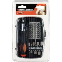 Black & Decker A7062-xj Screwdriver Set Noir