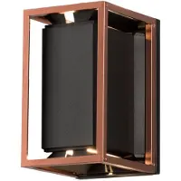 Konstsmide LED lampe d'extérieur Vale Up-Down noir avec cuivre rouge