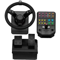 Logitech Heavy Equipment Bundle - Ensemble Volant Et Pédales - Filaire - Pour Pc