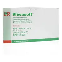 Lohmann & Rauscher Vliwasoft Compresse souple en nontissé 10 x 10 cm 50 pc(s) Compresses