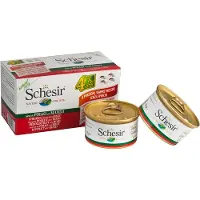 Schesir Chien - Filets De Poulet Et Dinde - 4 X 85g