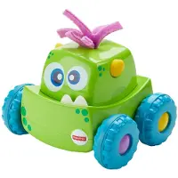 Mattel Camion monstre vert à roulettes Fisher-Price pour les tout-petits