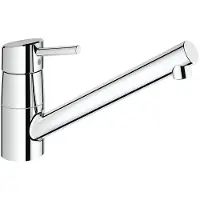 GROHE Concetto Mitigeur monocommandé pour évier, saillie 239mm, bec plat, orientable, 32659001