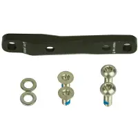 Sram Flatmount 140/160 Mm Front Disc Brake Caliper Adapter Noir 140-160 mm