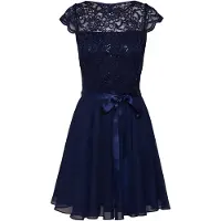 Swing Robe de cocktail marine