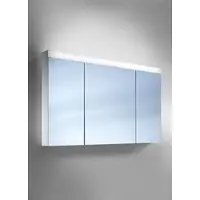 Schneider PATA LED Armoire de toilette, 3 portes 35/60/35cm, 1295x120x756mm, éclairage supérieur variable, 161.131.02.02