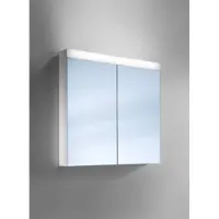 Schneider PATA LED Armoire de toilette, 2 portes 50/50cm, 995x120x756mm, éclairage supérieur variable, 161.100.02.02