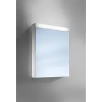 Schneider PATA LED Armoire de toilette, 1 porte 50cm, butée réversible, 495x120x756mm, éclairage supérieur variable, 161.050.02.02